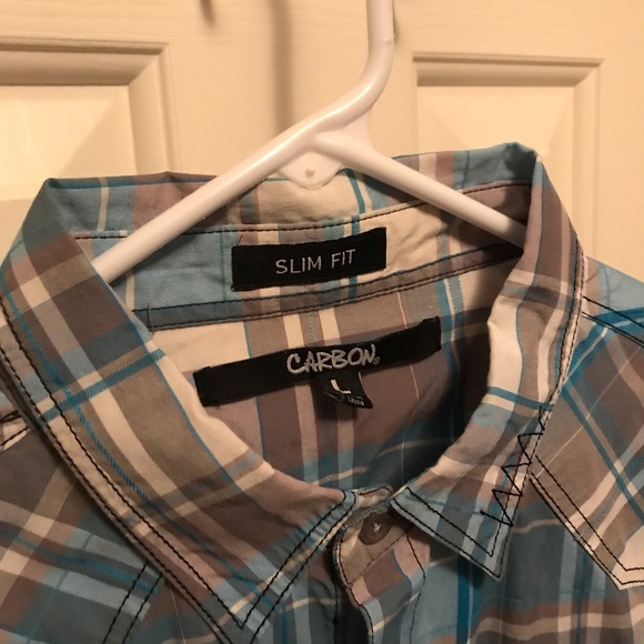 Men’s casual button down. Large. Slim fit. - Picture 2 of 5